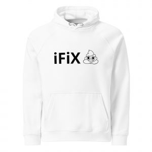 iFiX💩 Eco Raglan Hoodie